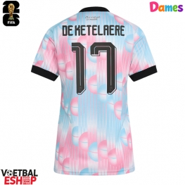 België Charles De Ketelaere #17 Uit tenue Dames WK 2026 Korte Mouw